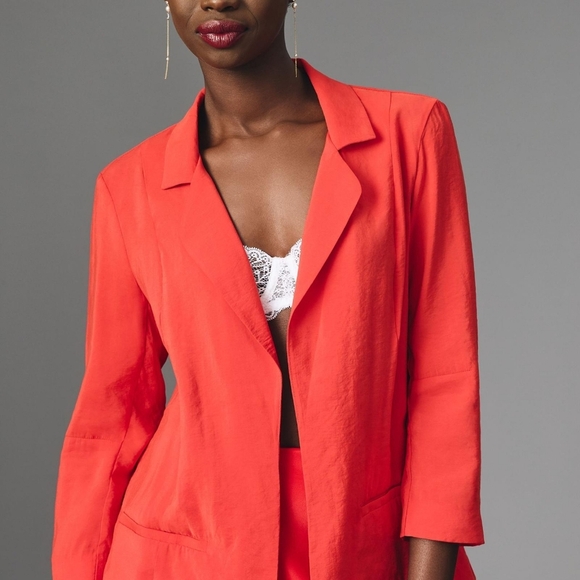 Anthropologie Jackets & Blazers - NWT Anthropologie Red Tulip Back Blazer
